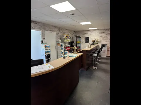 Comptoir diététique et accueil Top Fitness