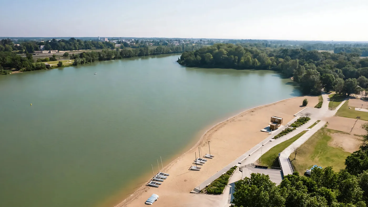 Île Charlemagne vue du ciel