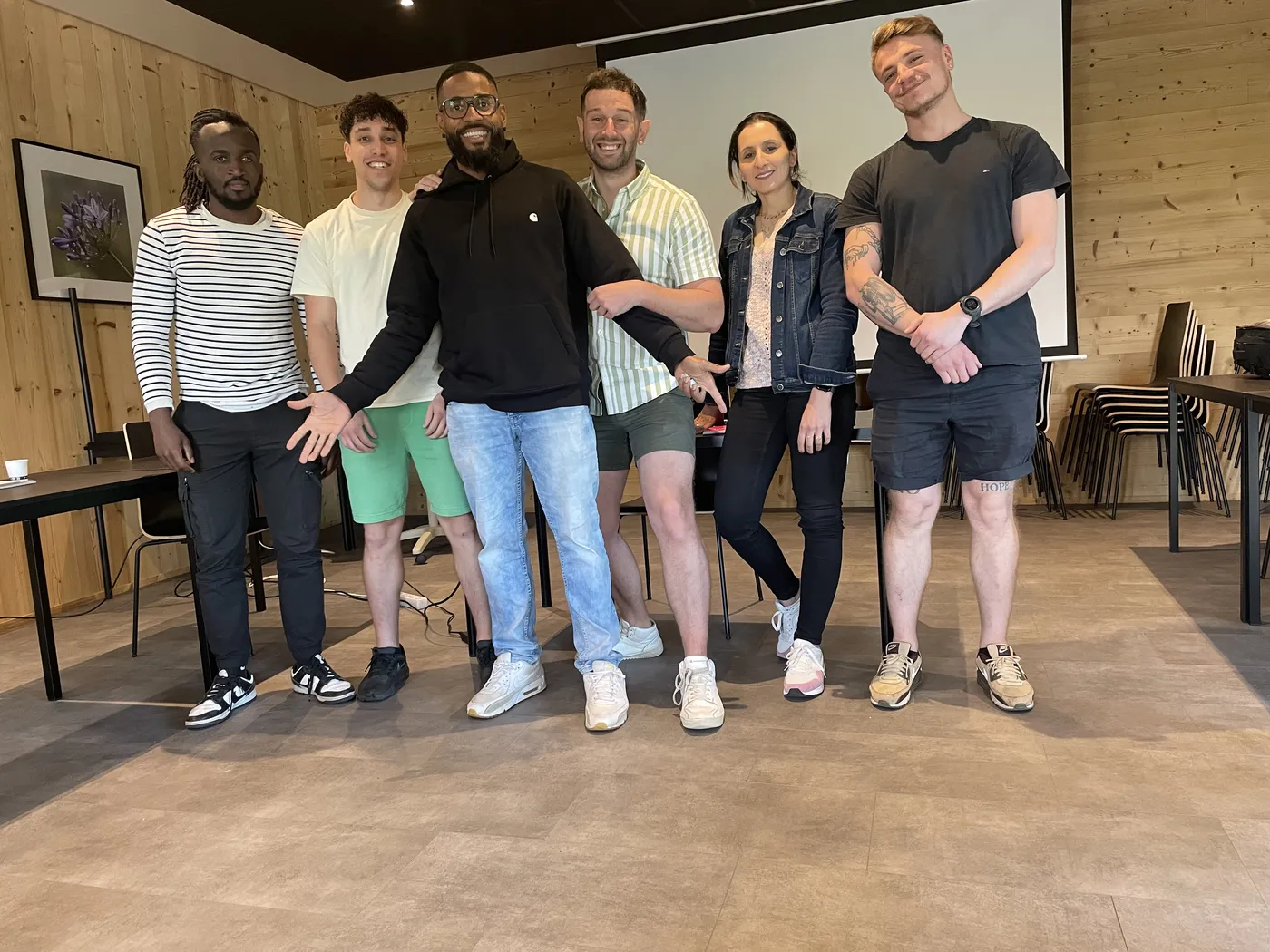 Groupe de participants après la session de formation