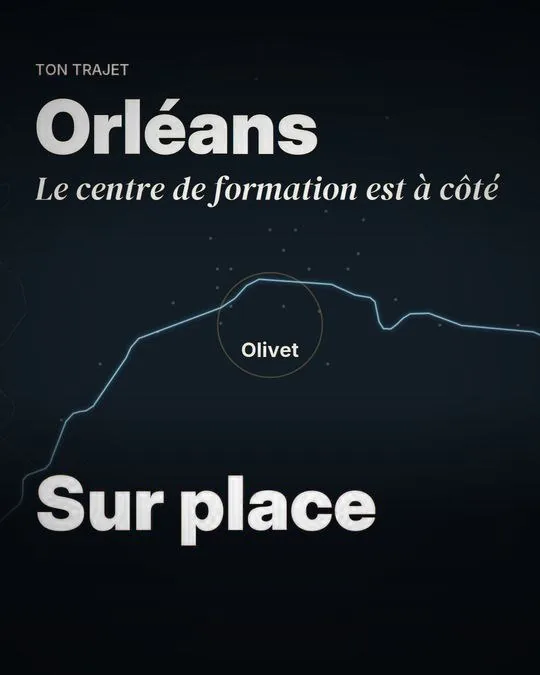 Orléans : le centre de formation de L'École des Coachs est à Olivet, tout près.